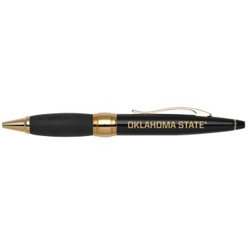 Ballpoint Twist Pen with Grip - Oklahoma State Bobcats