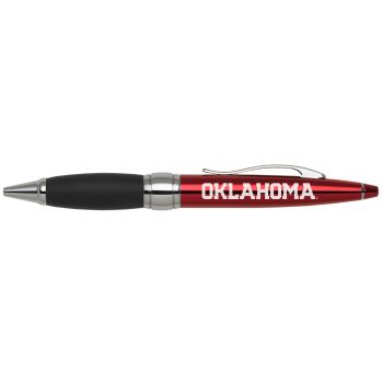 Ballpoint Twist Pen with Grip - Oklahoma Sooners