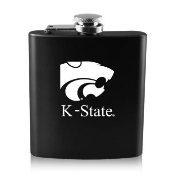 6 oz Stainless Steel Hip Flask - Kansas State Wildcats