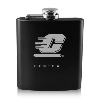 6 oz Stainless Steel Hip Flask - Central Michigan Chippewas