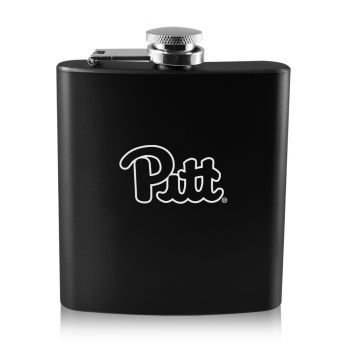 6 oz Stainless Steel Hip Flask - Pittsburgh Panthers