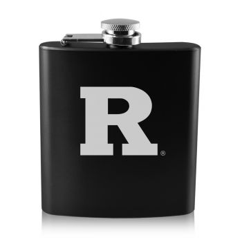 6 oz Stainless Steel Hip Flask - Rutgers Knights
