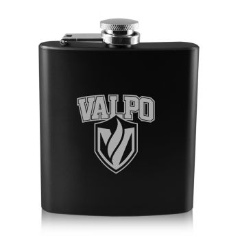 6 oz Stainless Steel Hip Flask - Valparaiso Crusaders