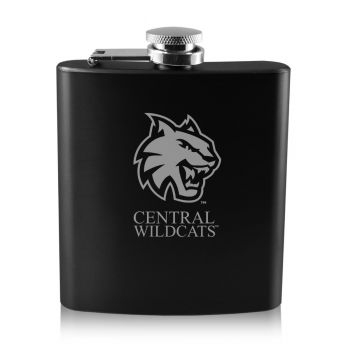 6 oz Stainless Steel Hip Flask - Central Washington Wildcats