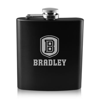 6 oz Stainless Steel Hip Flask - Bradley Braves