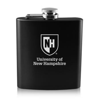 6 oz Stainless Steel Hip Flask - New Hampshire Wildcats