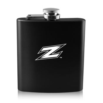 6 oz Stainless Steel Hip Flask - Akron Zips