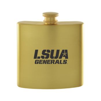 6 oz Brushed Stainless Steel Flask - LSUA Generals