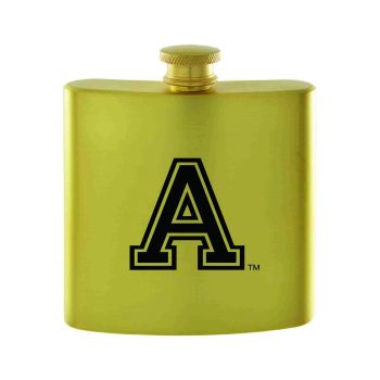 6 oz Brushed Stainless Steel Flask - Army Black Knights