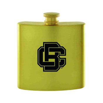 6 oz Brushed Stainless Steel Flask - Bethune-Cookman Wildcats