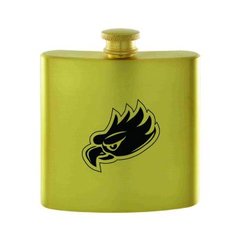 6 oz Brushed Stainless Steel Flask - Florida Gulf Coast Eagles