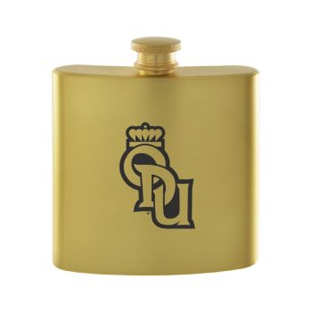 6 oz Brushed Stainless Steel Flask - Old Dominion Monarchs