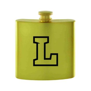 6 oz Brushed Stainless Steel Flask - Lipscomb Bison