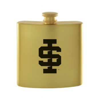 6 oz Brushed Stainless Steel Flask - Idaho State Bengals
