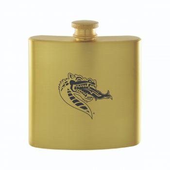 6 oz Brushed Stainless Steel Flask - UAB Blazers