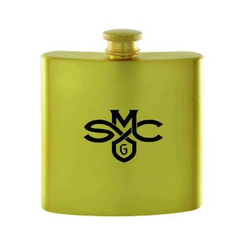 6 oz Brushed Stainless Steel Flask - St. Mary's Gaels