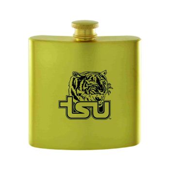 6 oz Brushed Stainless Steel Flask - Tennessee State Tigers