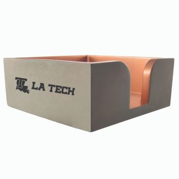 Modern Concrete Notepad Holder - LA Tech Bulldogs