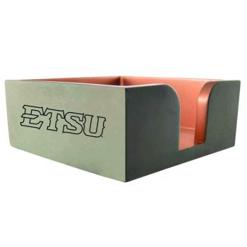 Modern Concrete Notepad Holder - ETSU Buccaneers