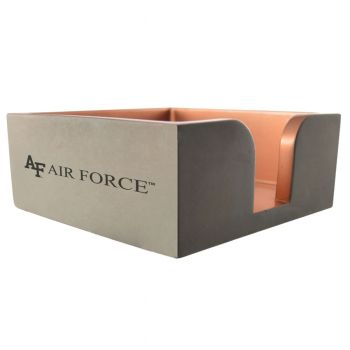 Modern Concrete Notepad Holder - Air Force Falcons