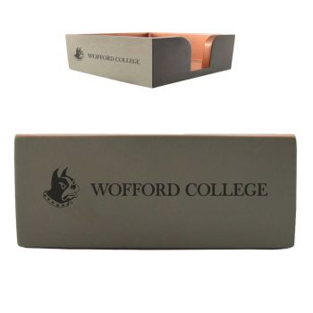Modern Concrete Notepad Holder - Wofford Terriers