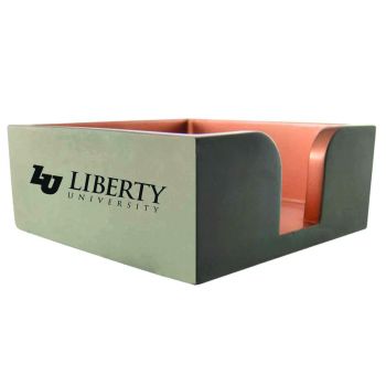 Modern Concrete Notepad Holder - Liberty Flames