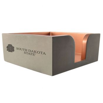 Modern Concrete Notepad Holder - South Dakota State Jackrabbits