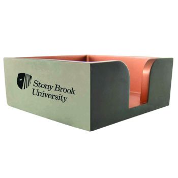 Modern Concrete Notepad Holder - Stony Brook Seawolves