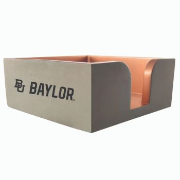 Modern Concrete Notepad Holder - Baylor Bears