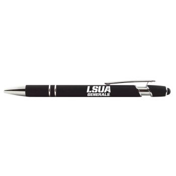 Click Action Ballpoint Pen with Rubber Grip - LSUA Generals