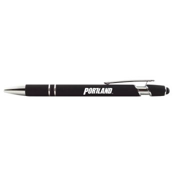 Click Action Ballpoint Pen with Rubber Grip - Portland Pilots