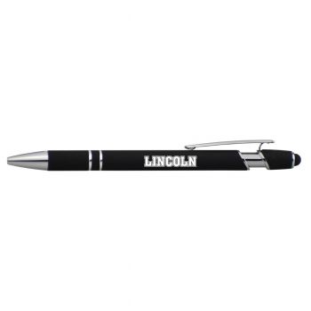 Click Action Ballpoint Pen with Rubber Grip - Lincoln University Tigers