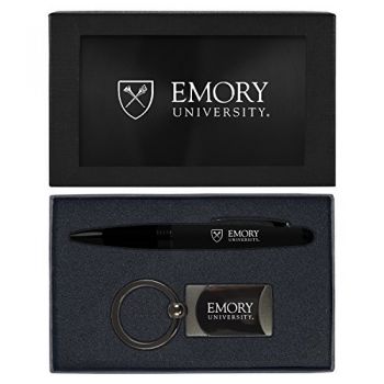 Prestige Pen and Keychain Gift Set - Emory Eagles