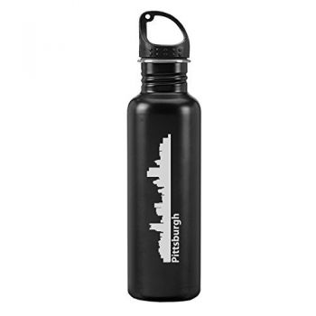 24 oz Reusable Water Bottle - Pittsburgh City Skyline