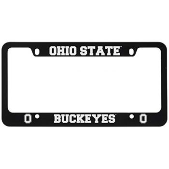 Stainless Steel License Plate Frame - Ohio State Buckeyes