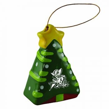 Ceramic Christmas Tree Shaped Ornament - Mississippi Valley State Bulldogs