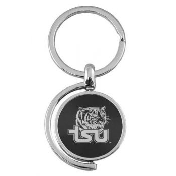 Spinner Round Keychain - Tennessee State Tigers