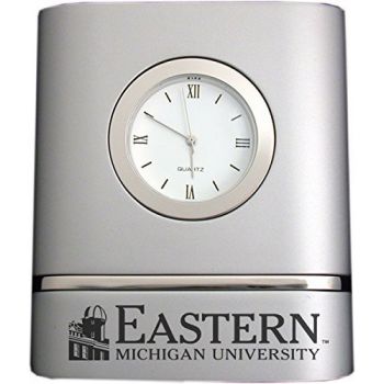 Modern Desk Clock - Eastern Michigan Eagles