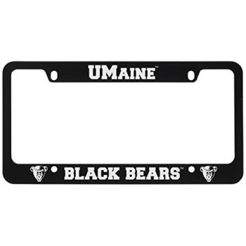 Stainless Steel License Plate Frame - Maine Bears
