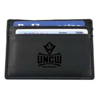 Slim Wallet with Money Clip - UNC Wilmington Seahawks