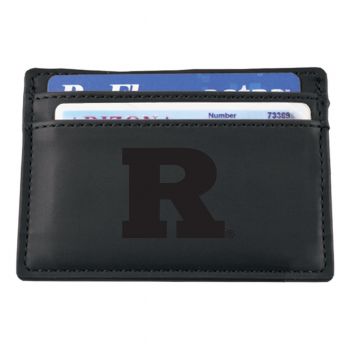 Slim Wallet with Money Clip - Rutgers Knights