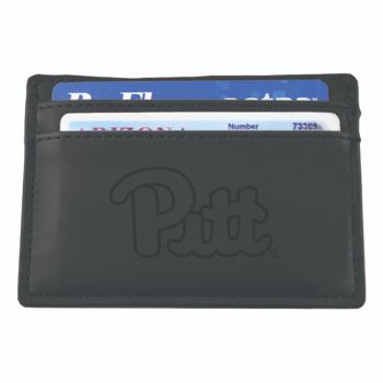 Slim Wallet with Money Clip - Pittsburgh Panthers