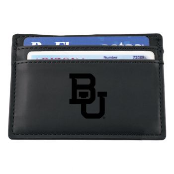 Slim Wallet with Money Clip - Baylor Bears
