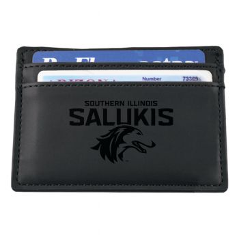 Slim Wallet with Money Clip - Southern Illinois Salukis