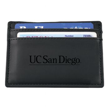 Slim Wallet with Money Clip - UCSD Tritons
