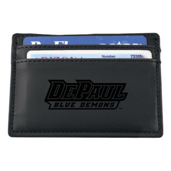 Slim Wallet with Money Clip - DePaul Blue Demons