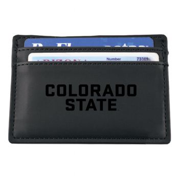Slim Wallet with Money Clip - Colorado State Rams