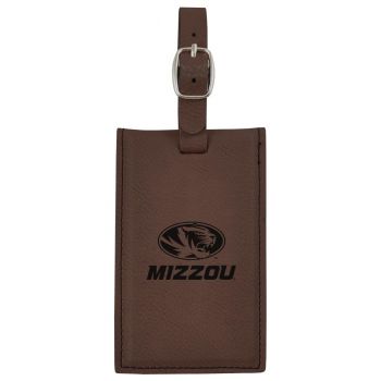 Travel Baggage Tag with Privacy Cover - Mizzou Tigers