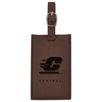 Travel Baggage Tag with Privacy Cover - Central Michigan Chippewas