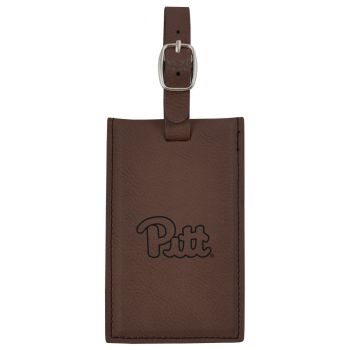 Travel Baggage Tag with Privacy Cover - Pittsburgh Panthers
